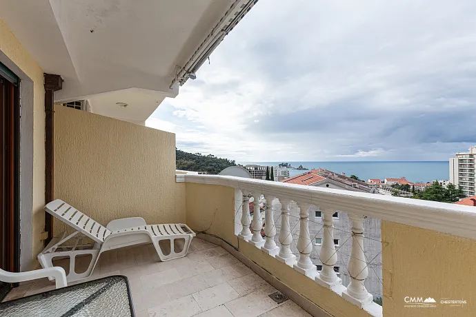 Studio-Apartment 34 m² mit Meerblick und Terrasse — Petrovac