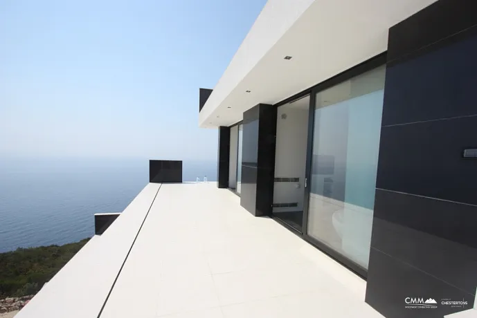 Privater Meerblick in der Villa Krimovice