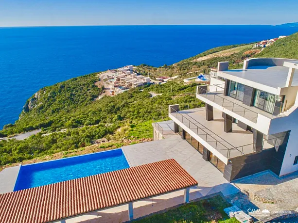 Privater Meerblick in der Villa Krimovice