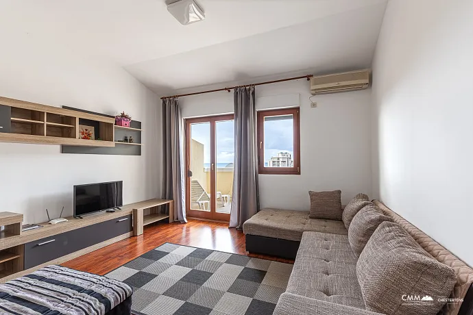 Studio-Apartment 34 m² mit Meerblick und Terrasse — Petrovac