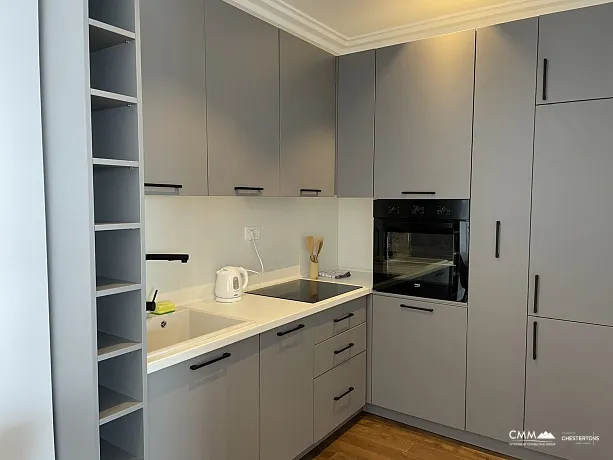 Apartment in Przno mit zwei Schlafzimmern und Panoramablick auf das Meer