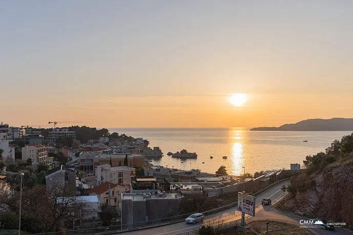 160 m² Wohnung mit Panoramablick auf das Meer — Pržno, Budva Riviera