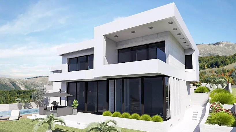 Zu verkaufen Villa mit Panoramablick auf das Meer in Blizikuce 