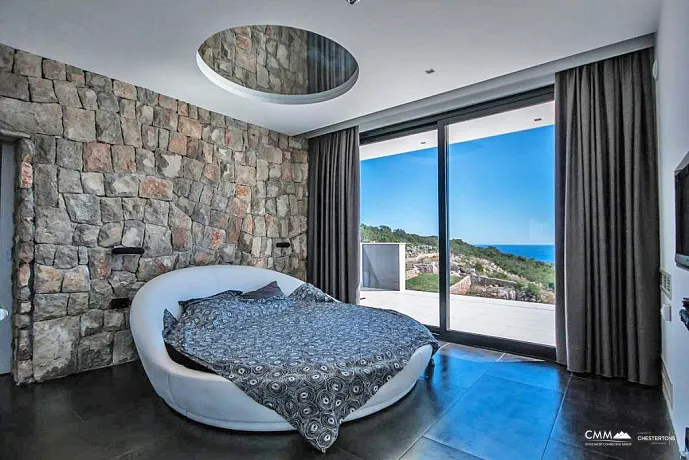 Privater Meerblick in der Villa Krimovice