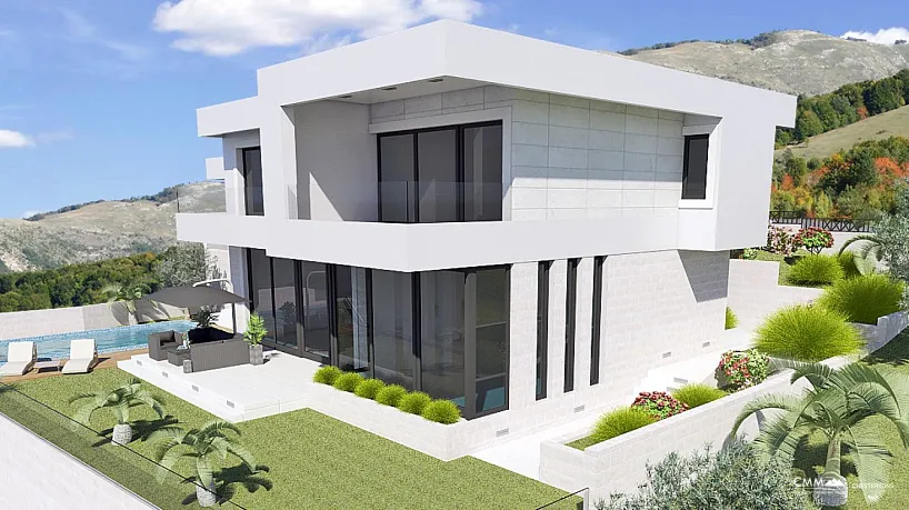 Zu verkaufen Villa mit Panoramablick auf das Meer in Blizikuce 