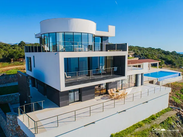 Privater Meerblick in der Villa Krimovice