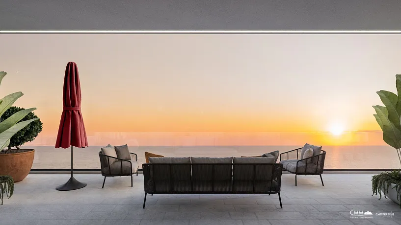 Apartments in Bar mit Pool und atemberaubendem Meerblick