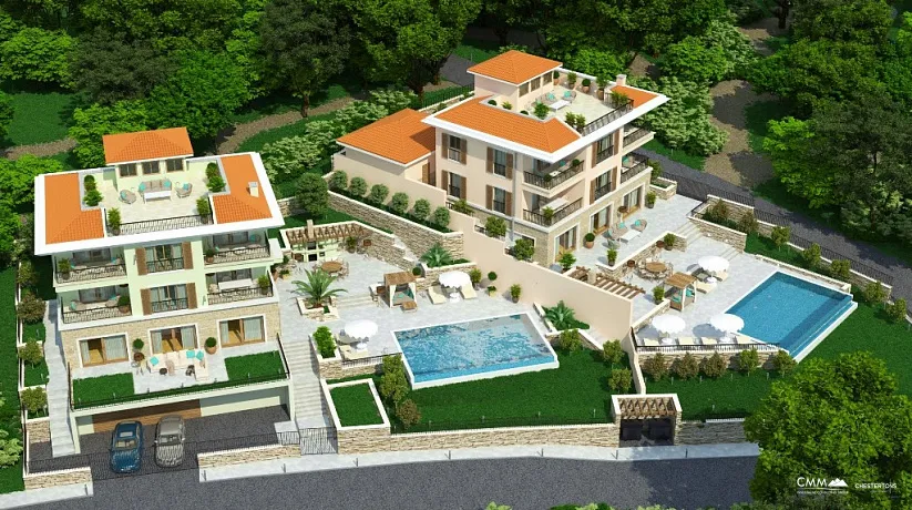 Zwei Villen mit Pool in Blizikuce