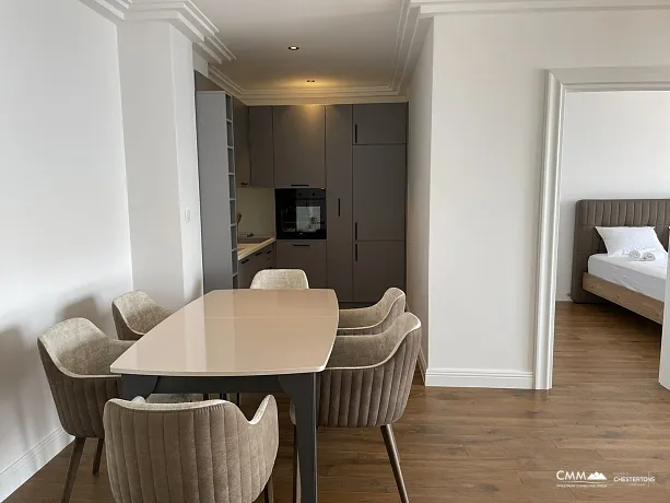 Apartment in Przno mit zwei Schlafzimmern und Panoramablick auf das Meer