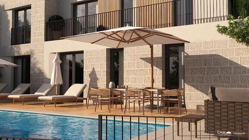 Luxuriöse Villen im Pine Village-Komplex. Authentisches Resort & Spa-Konzept