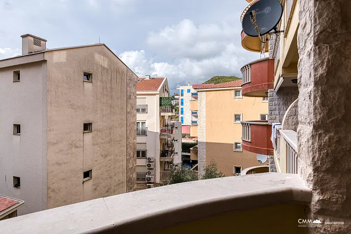 Moderne Wohnung in Pržno, 46 m², in Meeresnähe