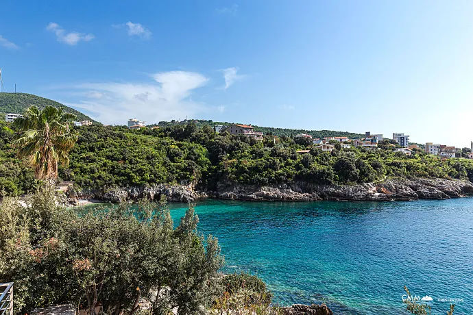 Geräumiges Haus in Utjeha mit Panoramablick auf das Meer