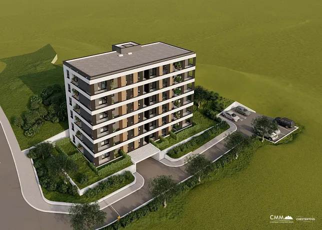 Apartments mit Meerblick in einem neuen Gebäude in der Nähe des Zentrums und des Meeres in Bar