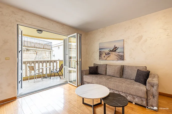 Moderne Wohnung in Pržno, 46 m², in Meeresnähe