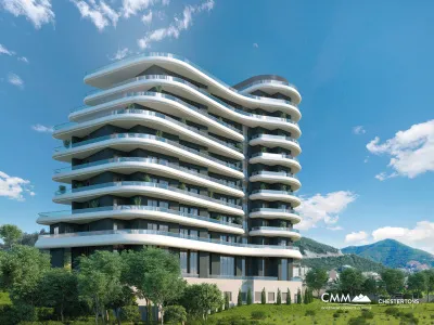 Neue Wohnanlage in erster Linie, Becici