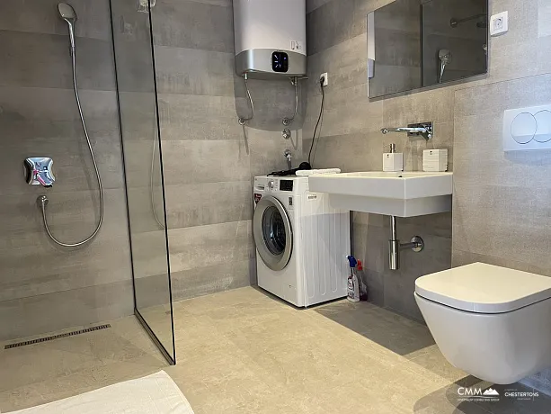 Apartment in Przno mit zwei Schlafzimmern und Panoramablick auf das Meer