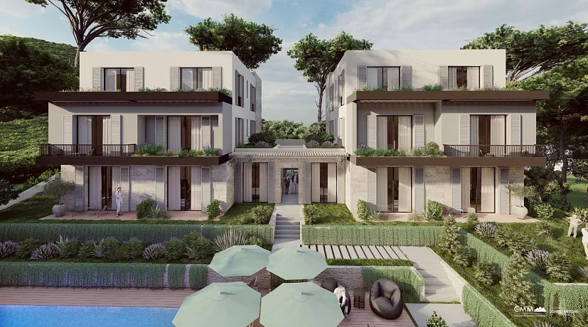 Wohnungen in einem im Bau befindlichen Komplex in Kotor