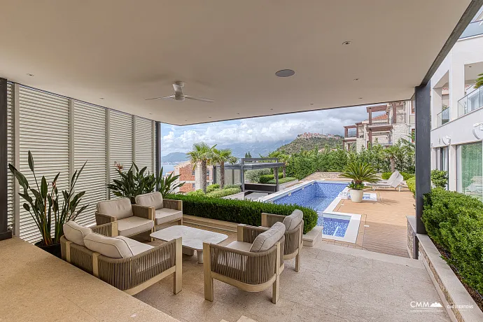 Exklusive Villa in Blizikuće, nahe Sveti Stefan