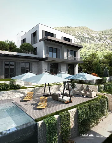 Wohnungen in einem im Bau befindlichen Komplex in Kotor