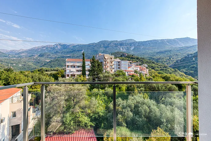 Moderne Wohnung 52m2 mit Meerblick – Bečići