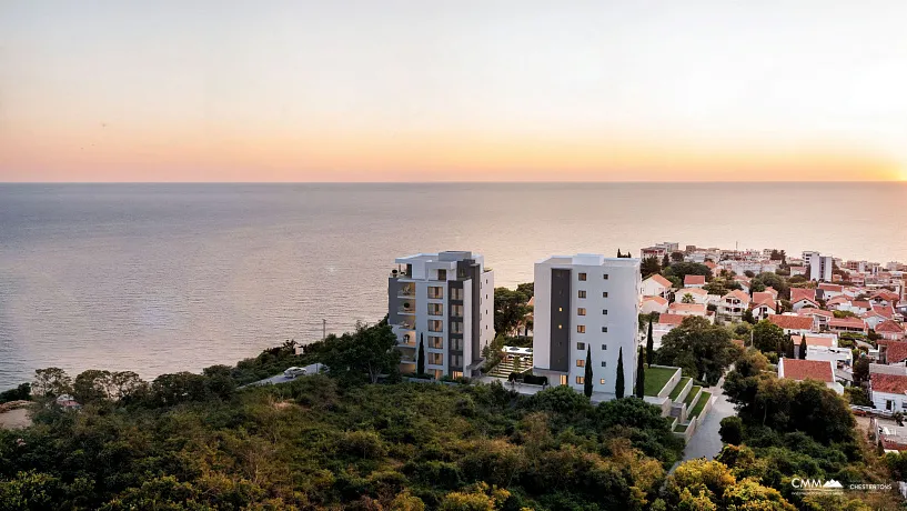 Apartments in Bar mit Pool und atemberaubendem Meerblick