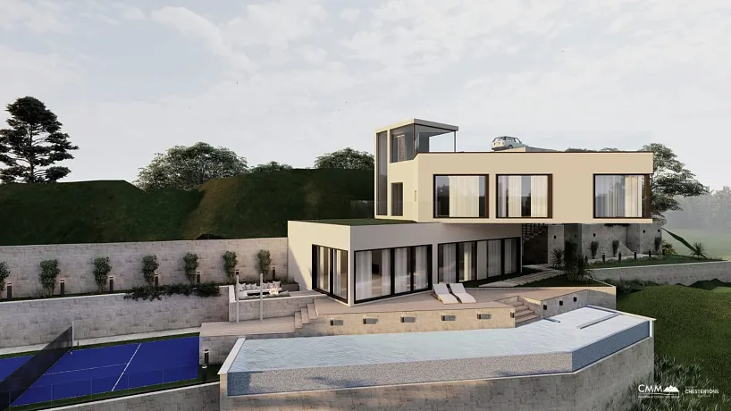 Grundstück in Herceg Novi mit genehmigtem Projekt