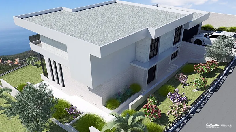 Zu verkaufen Villa mit Panoramablick auf das Meer in Blizikuce 