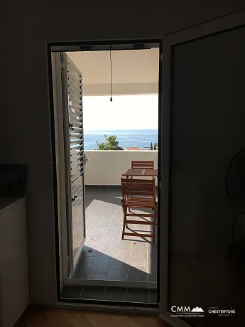 Duplex-Wohnung mit Mittelmeersicht in Petrovac, 104 m²