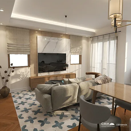 Wohnungen zum Verkauf in Risno in einem neuen Komplex in der Nähe des Meeres