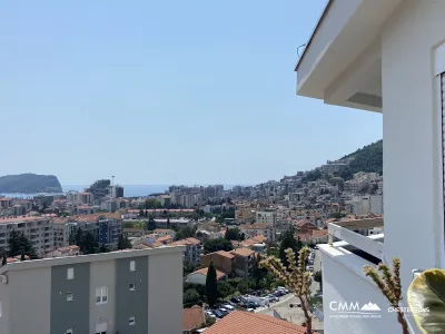 Apartment mit zwei Schlafzimmern und Meerblick in Budva