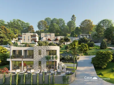 Ein neuer Villenkomplex in der Nähe von Herceg Novi