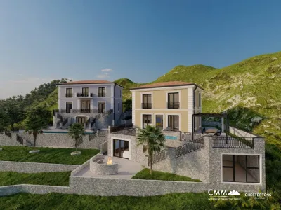 Urbanisiertes Grundstück zum Verkauf in Kotor mit Blick auf die Bucht