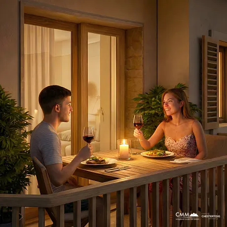 Wohnungen zum Verkauf in Risno in einem neuen Komplex in der Nähe des Meeres