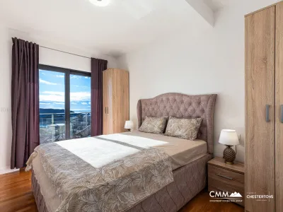 Gemütliche 2-Zimmer-Wohnung mit atemberaubendem Meerblick in Bečići