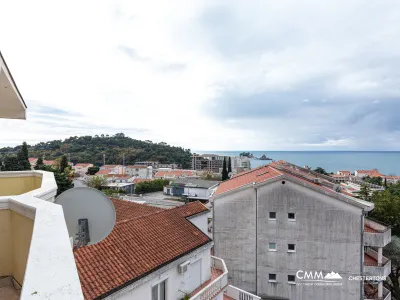 Studio-Apartment 34 m² mit Meerblick und Terrasse — Petrovac