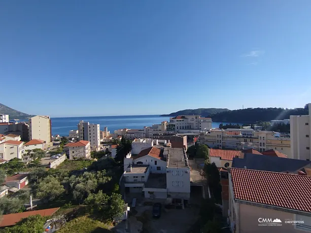 Einzimmerwohnung mit Meerblick — Rafailovići