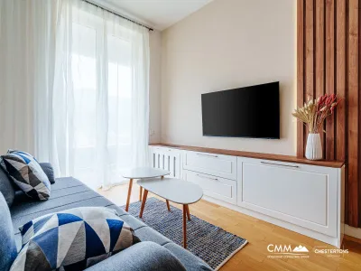 Apartment mit zwei Schlafzimmern und Meerblick in Becici