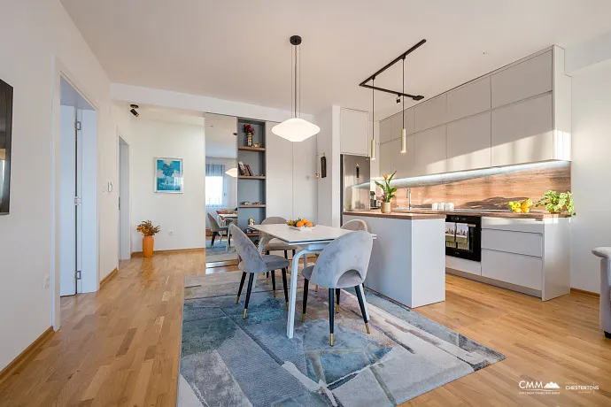 6907 Zweizimmerwohnung möbliert 63 m², Podkuk, Tivat