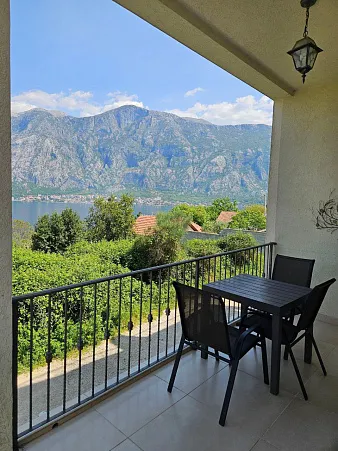 Spacious 1-Bedroom Apartment in Prcanj