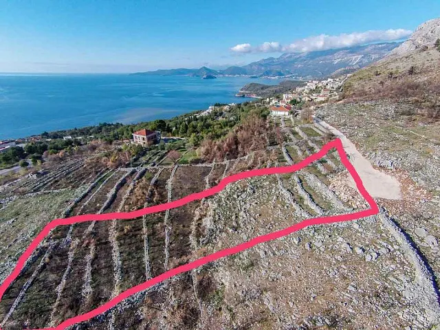 Plot with construction plan in Rezevici — photo 13