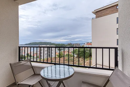 1-Schlafzimmer-Wohnung 41 m² mit Meerblick – Bečići