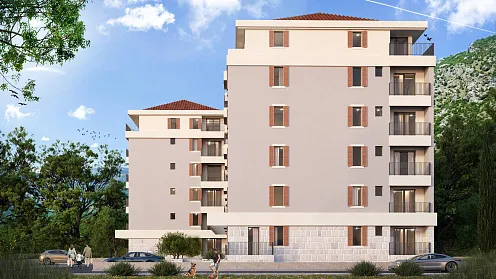 Neues Gebäude im Bau in Bijela