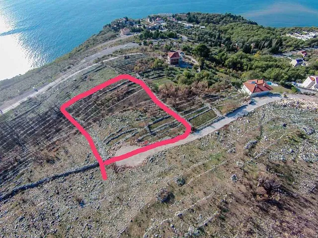 Plot with construction plan in Rezevici — photo 7