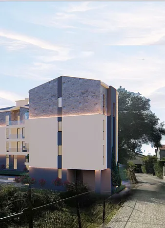 Wohnungen in einem neuen Gebäude in der Nähe des Meeres in Biyela