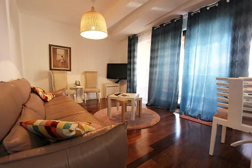 Apartment mit einem Schlafzimmer und Meerblick in der Nähe von St. Stefan