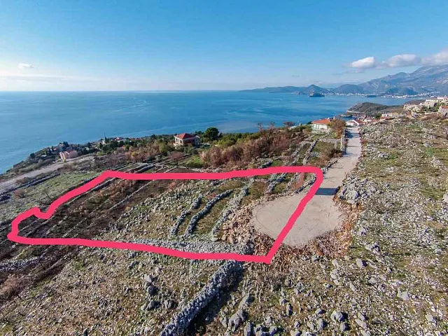 Plot with construction plan in Rezevici — photo 15