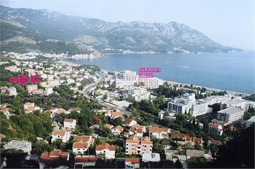 Building plot in the picturesque resort town of Becici