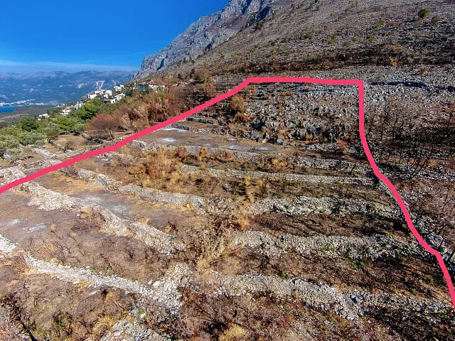 Plot with construction plan in Rezevici — photo 9