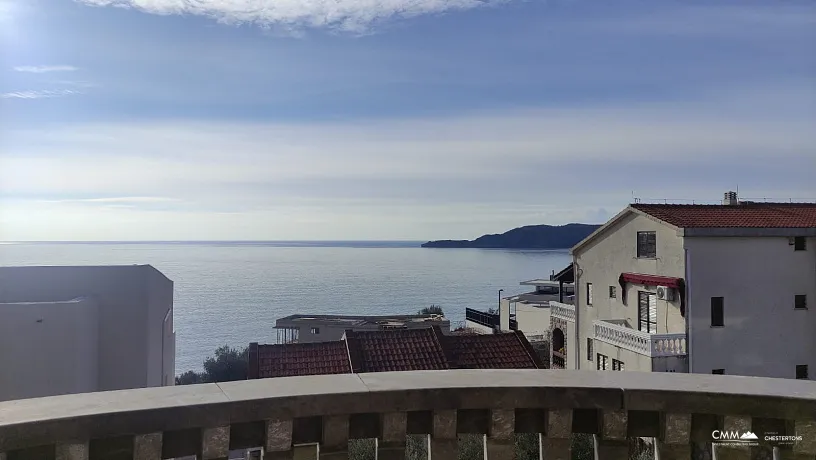 Ein-Zimmer-Wohnung mit Panoramablick auf das Meer in Pržno