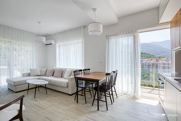 Möblierte Meerblick-Wohnung – 43 m² | 5★ Wohnanlage in Bečići mit Premium-Ausstattung